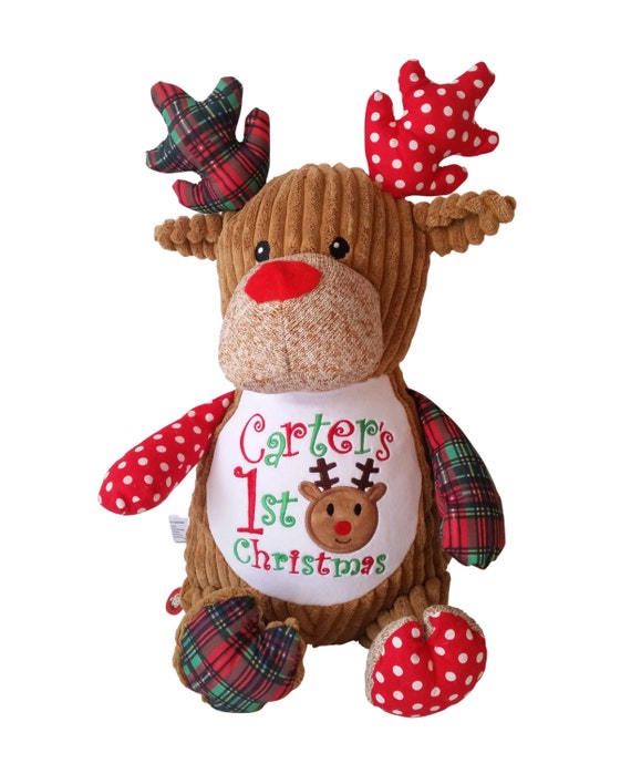 baby's first christmas stuffed animal