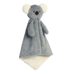 Manta de apego personalizada para bebé, con bordado de animalitos, regalo para baby shower. Koala Bear