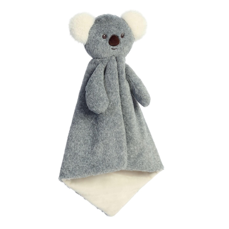 Manta de apego personalizada para bebé, con bordado de animalitos, regalo para baby shower. Koala Bear
