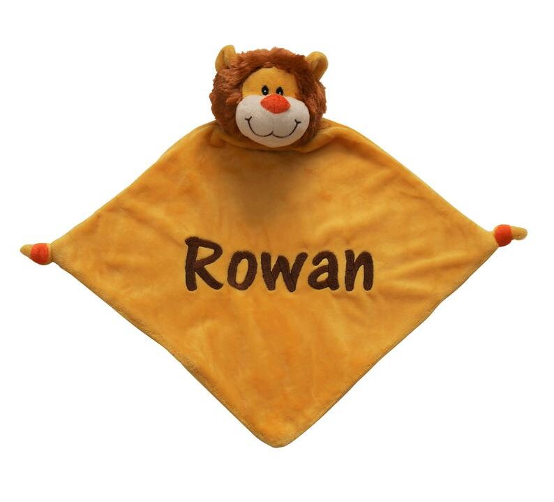 Baby Blanket Personalized Blanket Lion Blanket Boy Baby Etsy