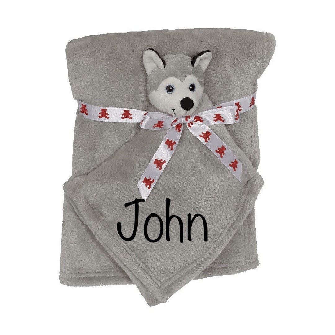 Personalized Baby Blankets, Animal Blanket, Custom Baby Blanket, Dog