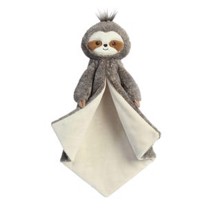 Manta de apego personalizada para bebé, con bordado de animalitos, regalo para baby shower. New Sloth