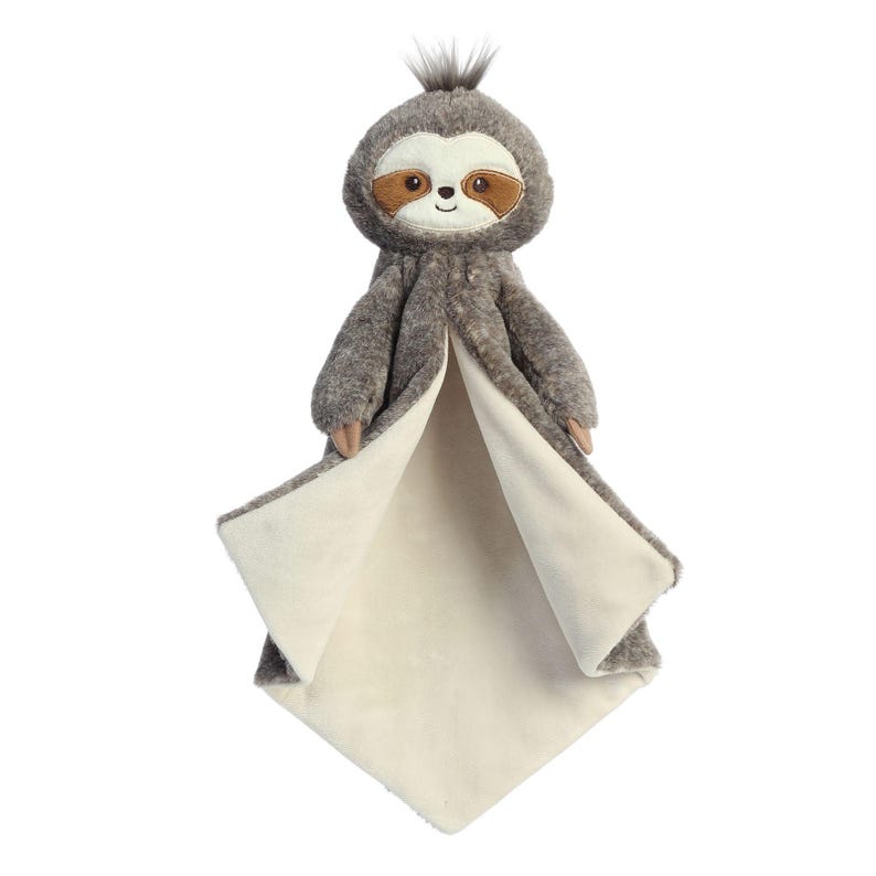 Manta de apego personalizada para bebé, con bordado de animalitos, regalo para baby shower. New Sloth