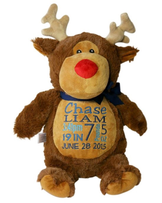 Personalized Baby's First Christmas Gift Soft Plush  Etsy