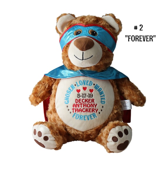etsy personalized stuffed animal