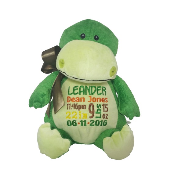 personalized dinosaur stuffed animal