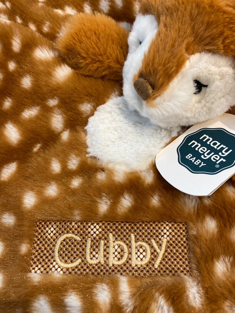 Deer Lovey Lovey Blanket Baby Girl Deer Blanket Deer Etsy