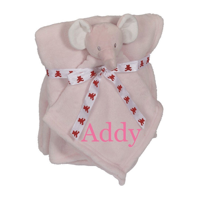 custom elephant baby blanket
