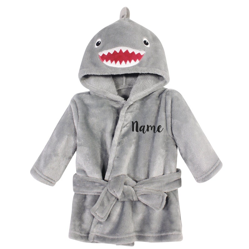 Personalized Baby Bathrobe Infant Bathrobe Baby Name Bath Etsy