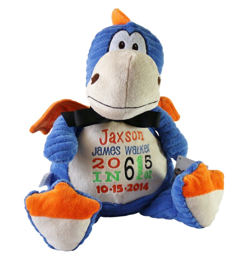 Personalized Baby Gift Custom Embroidery Birth Announcement Etsy