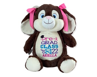 Personalized Graduation Stuffed Animal – Pre-K, Kindergarten Keepsake Gift
