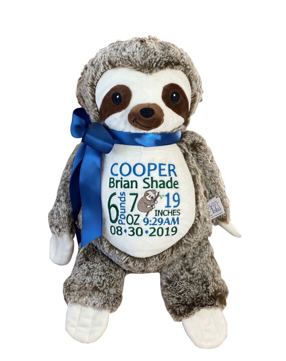 sloth stuffed animal for baby
