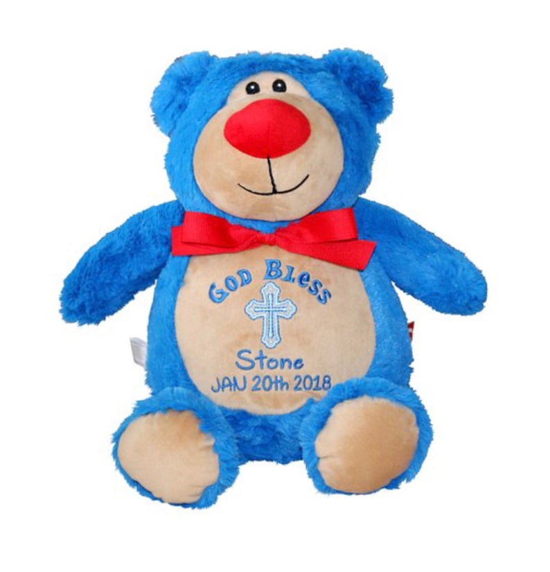 Personalized Baby Gift New Baby Birth Announcement Stuffed Bear Animal Keepsake Toy