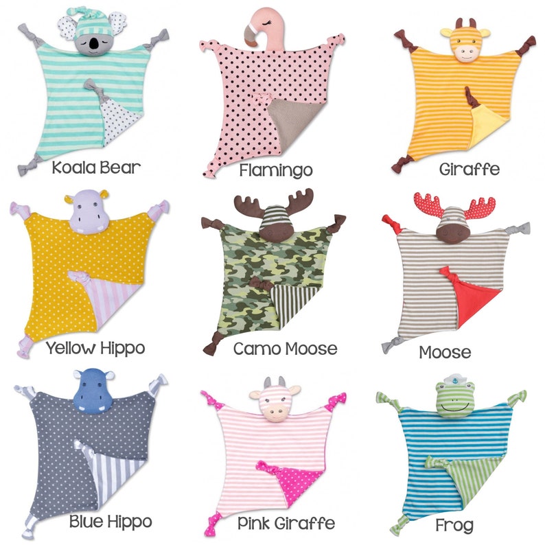 Organic Lovey Baby Lovey Lovie Blanket Security Blanket Etsy