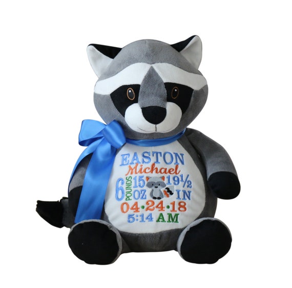 baby raccoon stuffed animal
