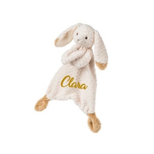 Personalized Bunny Lovey, Personalized Baby Gift, Baby Lovey, Blanket Lovie, Lovey Blanket, Lovey for Babies