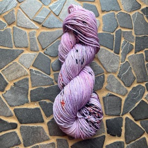 Smoldering Lavender - DK Weight Hand Dyed Extra Soft Superwash Merino Wool Yarn
