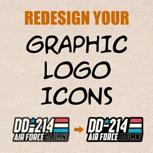 Vectorize Logo Service, Graphic Redesign, Custom Design