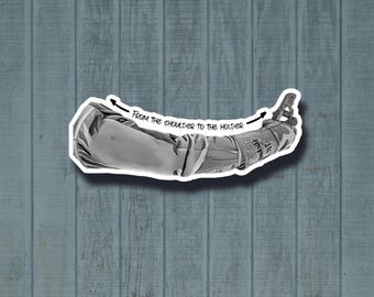 Van schouder tot houder Lassticker