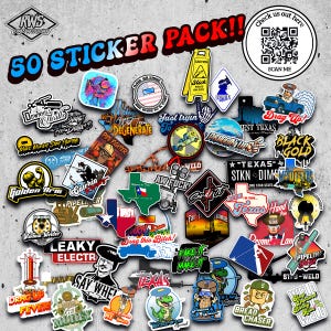 50 Hard Hat/Cooler/Laptop  Welding Sticker Pack!!