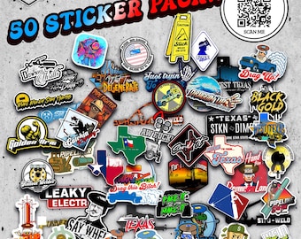 50 Hard Hat/Cooler/Laptop  Welding Sticker Pack!!