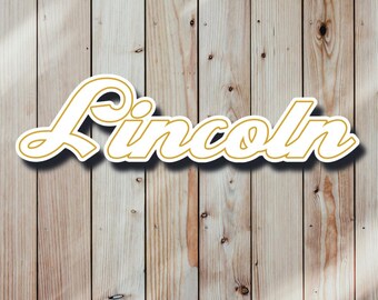 Lincoln Welding cursive Sticker