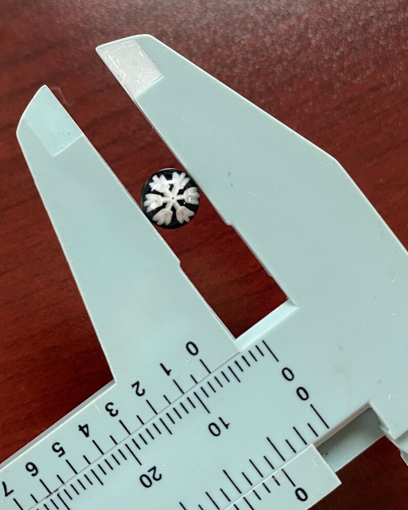 Snowflake Murano Glass Fused Post Earrings With Sterling Silver Posts ...