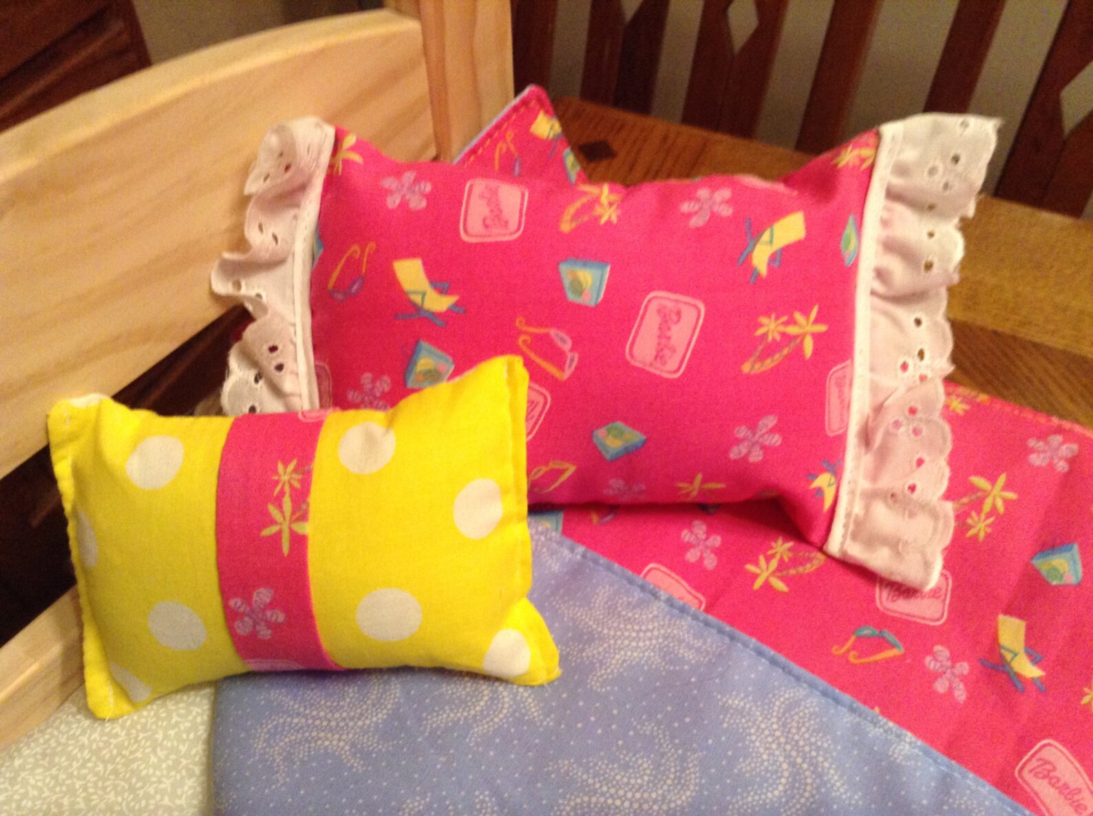 Barbie Doll Quilt Blanket and Matching Pillows for an 18 Inch Etsy