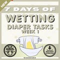 7 Days of Wetting Diaper Tasks ABDL Training Pack | Morning & Evening Wetting Rules | Adult Baby Regression Digital Download PDF