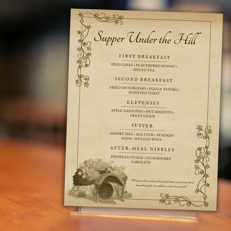 Fantasy Tavern Food & Drink Menu (canva Template Set) - Etsy