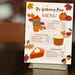 Fall Cafe Menu Canva Template | Cozy Autumn Coffee Shop Drink Sign - Etsy