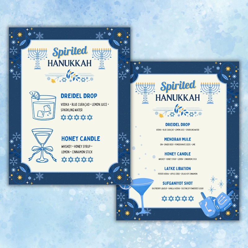 Printable Hanukah Sign - Etsy