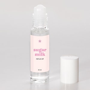 Sugar Milk Perfume Oil For All Day Fragrance, Luxury Scented Perfume Oil, Natural Ingredients Perfume Made With Phthalate Free Fragrance Oil