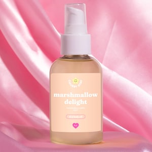 Marshmallow Delight Body Oil | Scented Dry Body Oil For Moisturized Skin, Luxurious Body Care, Self Care Routine, Marshmallow Scent Oil