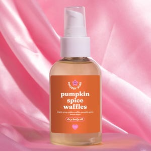 Pumpkin Spice Waffles Body Oil - Moisturizing Scented Body Oil For Soft Skin, Fall Body Care Oil, All Skin Types, Autumn Body Care Fragrance