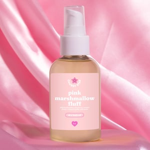 Pink Marshmallow Fluff Body Oil | Scented Dry Body Oil For Moisturized Skin, Luxurious Body Care, Self Care Routine, Marshmallow Scent Oil