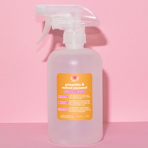 Pistachio Salted Caramel All Purpose Cleaning Spray Scented Multi-Purpose Cleaner Spray Non-toxic Products for Home Kitchen Bathroom Cleaner