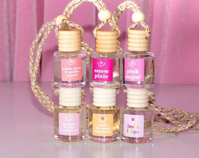 Car Air Fresheners: Scented Hanging Freshener Diffuser New Car Accessory Gift For Her