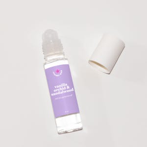 Vanilla Orchid Sandalwood perfume oil rollerball
