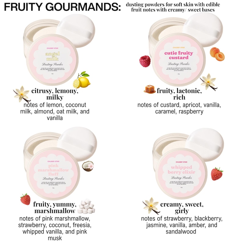 Scented Dusting Powders - Talc Free Body Powder for Self Care and Hygiene - Spa Gift - Scented Beauty Routine image 6