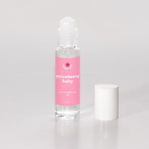 Strawberry Baby Perfume Oil: Lactonic Scent, Natural Ingredients, 10ml