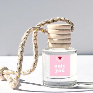 Only You Car Air Freshener Scented Car Diffuser Hanging Car Freshener New Car Gift Hanging Car Diffuser Cute Car Accessory Gift For Her