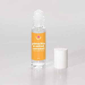 Pistachio Salted Caramel Perfume Oil Fragrance, Luxurious Scented Perfume, Natural Ingredients Perfume Phthalate Free Fragrance Oils