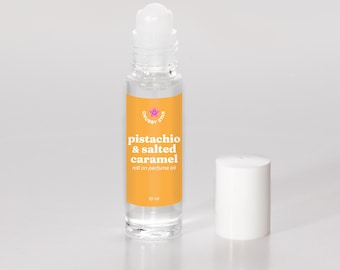 Pistachio Salted Caramel Perfume Oil Fragrance, Luxurious Scented Perfume, Natural Ingredients Perfume Phthalate Free Fragrance Oils