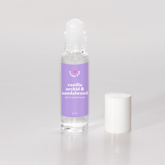 Vanilla Orchid Sandalwood Perfume Oil Fragrance, Luxury Scented Perfume, Natural Ingredients Perfume Phthalate Free Fragrance Oils