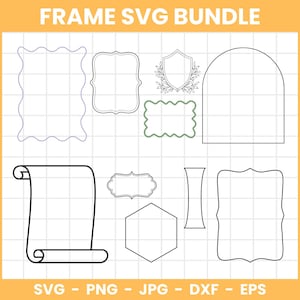 Classic Frames svg bundle, Labels svg, Vintage Frames, Label Borders, Decorative Frames, Frames svg bundle, Banners Clipart, Commercial Use