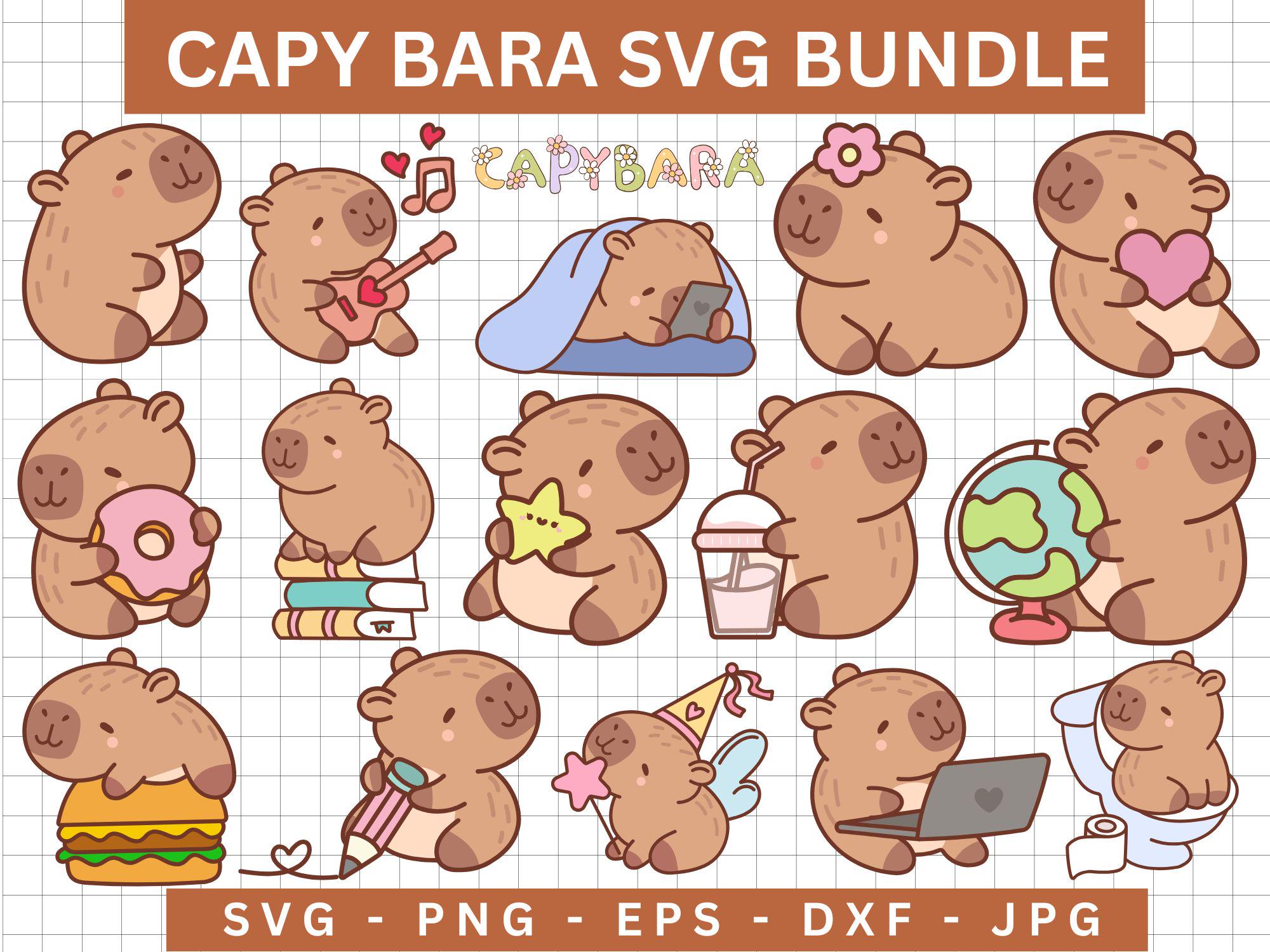 Cute kawaii capybara - Etsy 日本