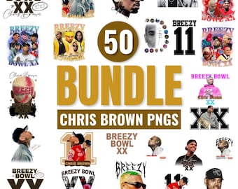 50 Chris Brown Breezy Bowl XX Tour Png Bundle, Breezy Bowl Png,Celebrity Fan Art, Chris Brown Png, Breezy Bowl Tour Png