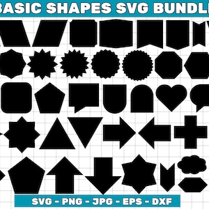 Basic Shape SVG Bundle,Basic Shape Clipart,Tag Svg,Banner Svg,Label Svg,Basic Geometric Shape,Name Tags SVG,Basic Shape PNG Bundle