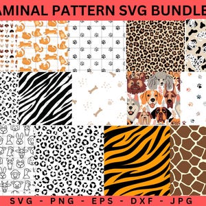 Animal Print SVG Bundle,Animal Print PNG,Svg Files For Cricut,Leopard Print Svg,Cheetah Print Svg,Cow Print Svg,Animal Print Svg,Download.